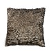 Metallic cushion brown