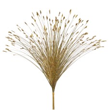 Kersttak 'Metallic Grass Goud'