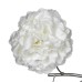 Kerstbal Peony wit op clip