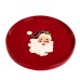 Kerstbord Santa Rood