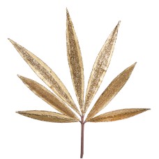 Kerstster Velours Goud