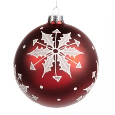 Kerstbal Snowflake Groot