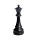 Chess  Display Queen Black 27cm