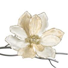 Magnolia On Cllip crème/gold 23cm