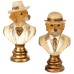 gentleman and dog crème/gold 18cm