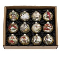 Verzameling Kerstballen 12pcs 11,5cm