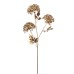 3 hydrangea flowers gold 66cm