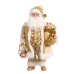 Kerstmanpop met Cadeaulamp in Goud 48 cm