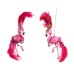 Kerstbal Cacan Showgirl Flamingo Pink 18 cm