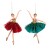 Kerstballerina Groen 