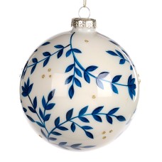 Kerstbal Delft Blauw 10 cm