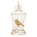 Kerstornament Bird in Cage Gold 14,5 cm Kerstornament Bird in Cage Gold 14,5 cm
