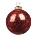 Kerstbal Rood Crackball 12,50 cm