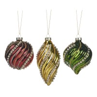 Kerstbal Jewel Swirl 8 cm