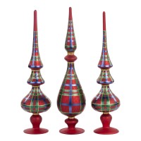 Kerstpiek Assorti in Glas 41 cm Kerstpiek Assorti in Glas 41 cm