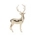 Staand Rendier met Gewei met Parels Goud/Wit 50,5 cm
