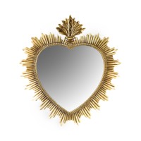 Goodwill Sacred Heart Spiegel Goud 53,5 cm Goodwill Sacred Heart Spiegel Goud 53,5 cm