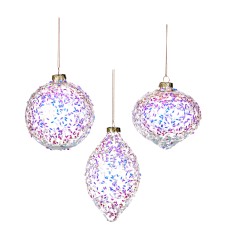 Kerstbal Foil Covered