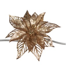 Sparkle Kerstster Goud 20,5 cm on Clip