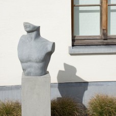 Modern Torso Man Grijs Tuinbeeld