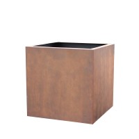 Cortenstaal Kubus Plastic insert s30 cm