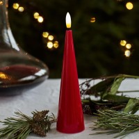 Sirius Sille Lacquer rode kegelskaars H 17 cm Sirius Sille Lacquer rode kegelskaars H 17 cm