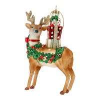 Kerstornament Hert 15 cm