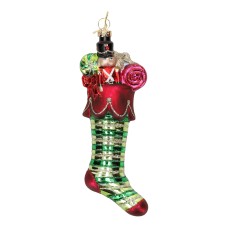 Kerstornament Kerstsok Stocking Toy 16,4 cm