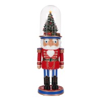 Timstor  Notenkraker Kerstboom op Hoofd animated 62 cm
