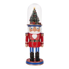 Timstor  Notenkraker Kerstboom op Hoofd animated 62 cm
