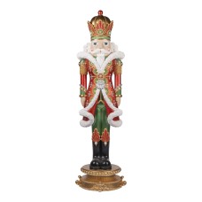 Timstor Notenkraker met Mantel en Muziek  en Led 180 cm