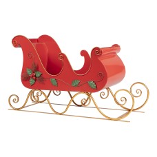 Timstor Kerstslee Metaal Rood/Goud 