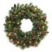 Kerstkrans Pine Ridge Wit Led Battery Kerstkrans Pine Ridge Wit Led Battery