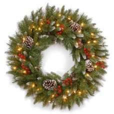 Frosted Berry Wreath D60 50 Leds
